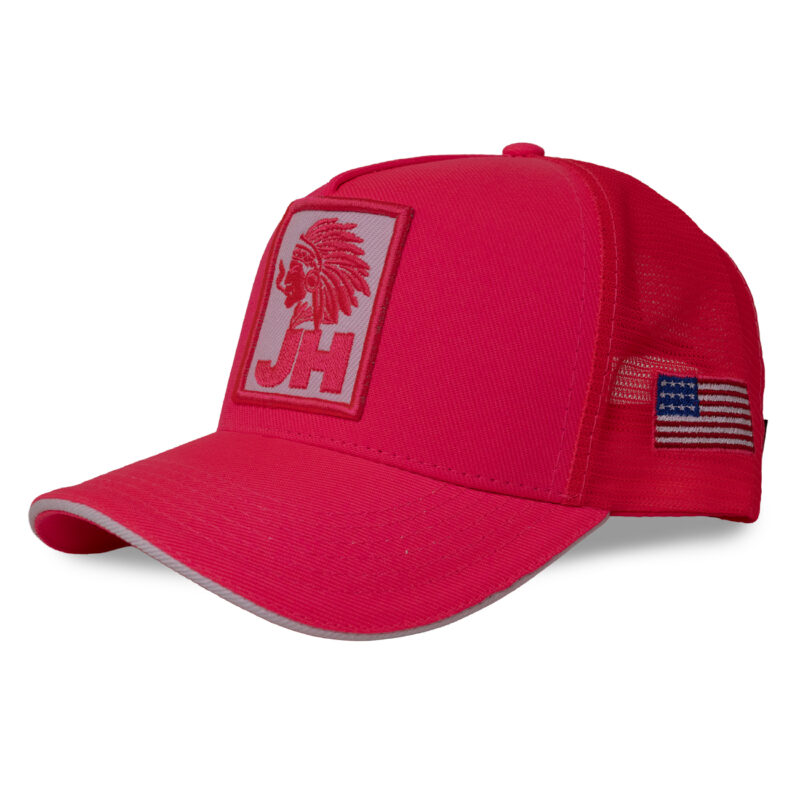 Boné JH Trucker Rosa Neon