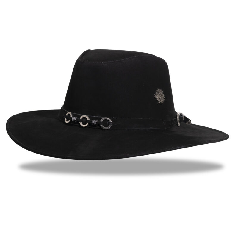 Chapéu JH Violeiro Couro Preto